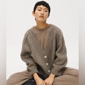 Babaa Cardigan No51, dark mist